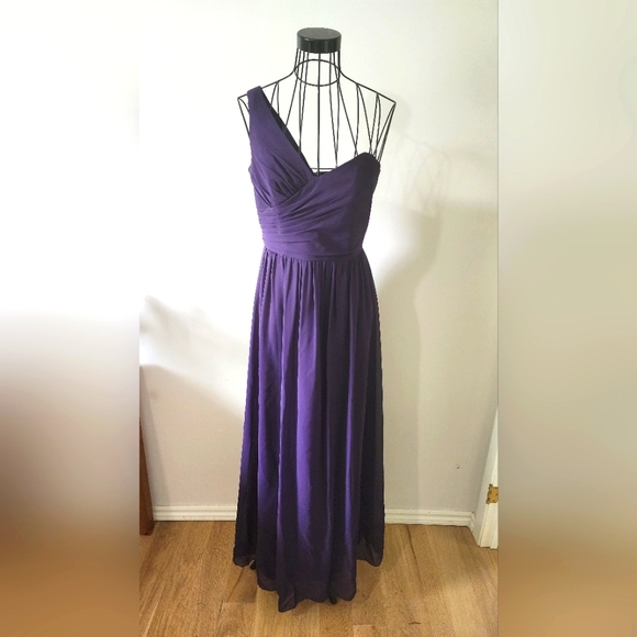 Alfred Angelo Bridesmaid dress, size 10, purple - Picture 1 of 3